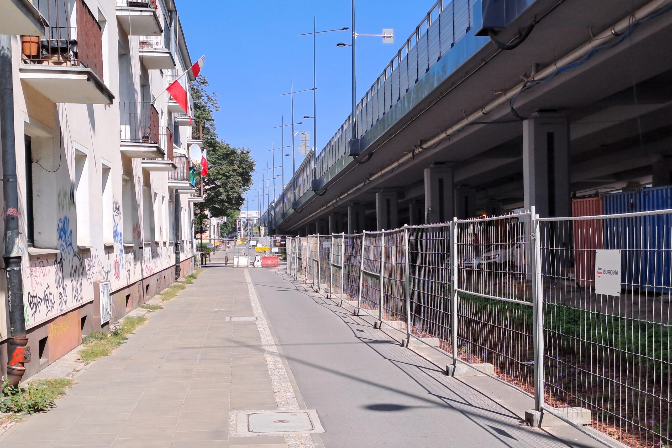 Utrzymanie wprowadzonych organizacji ruchu; Prace pielęgnacyjne zieleni;
